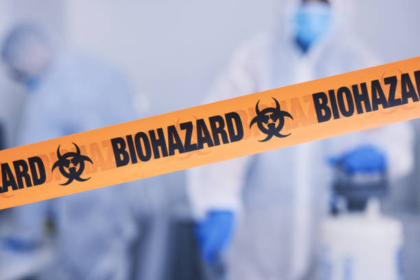Professional Biohazard Cleanup technician working in Ames, NE